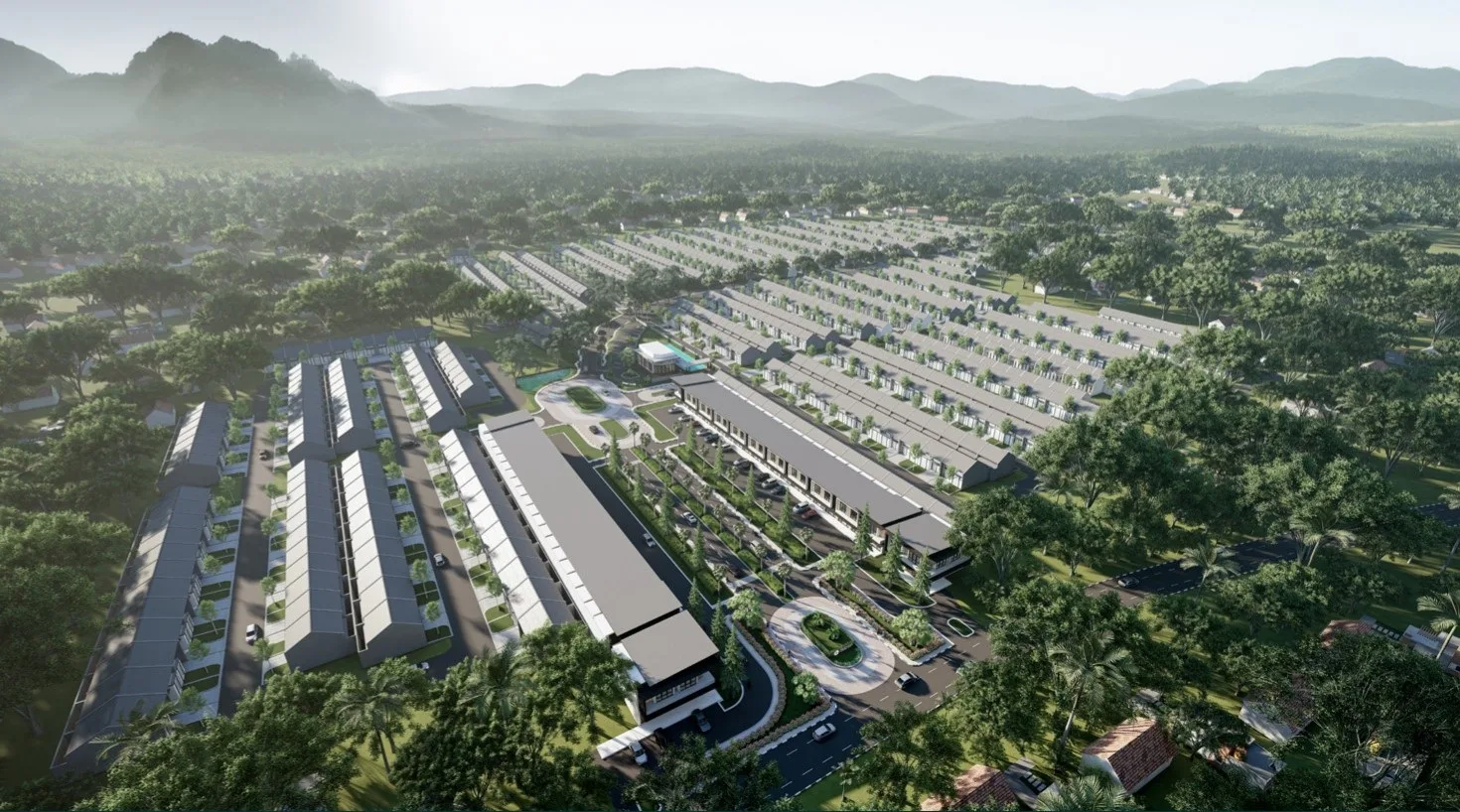 Suasana kawasan hijau Parahyangan Garden City
