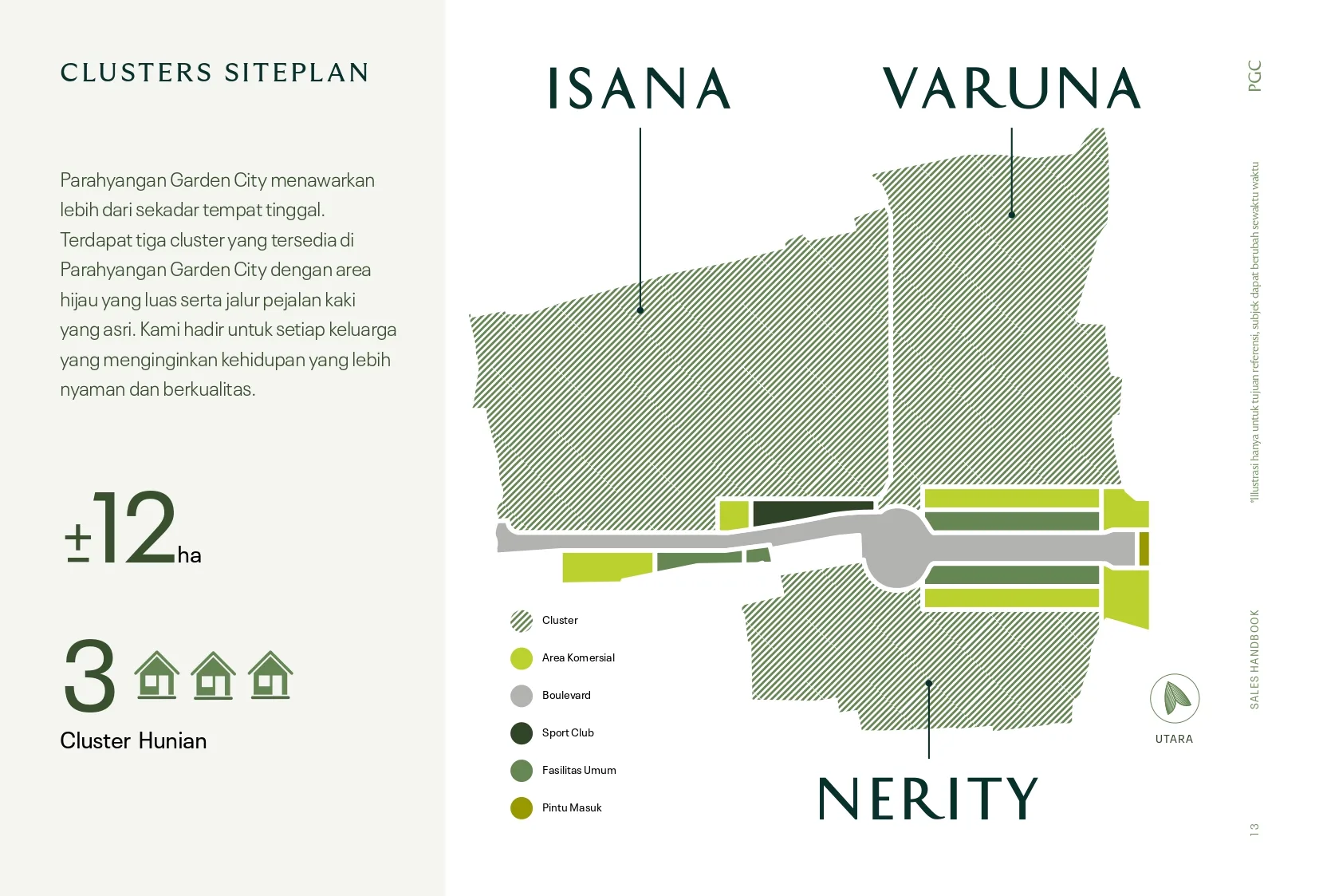 Siteplan kawasan Parahyangan Garden City