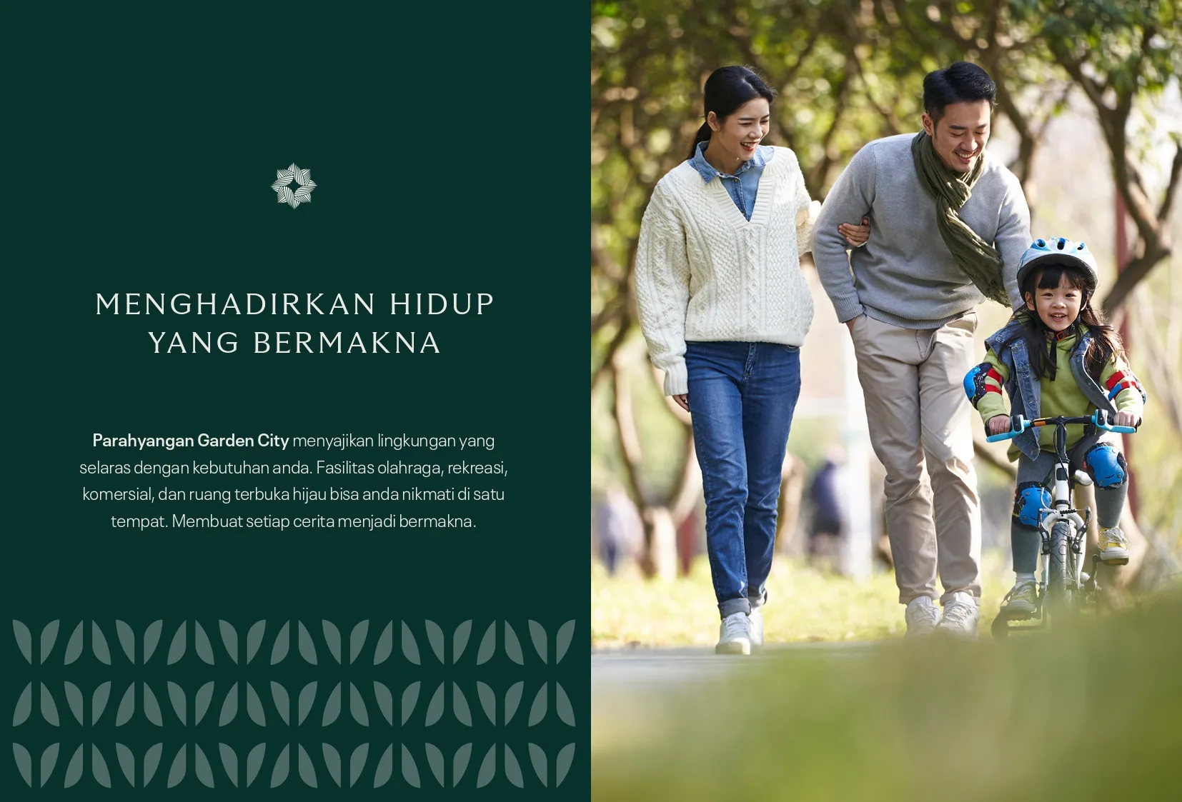 Suasana asri di kawasan Parahyangan Garden City